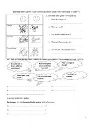 English Worksheet: consolidation for 5th grade students-LIKES AND CAN