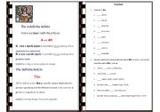 English Worksheet: Indefinite and Definite Articles