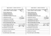 English Worksheet: Present Continuous or Simple Present?