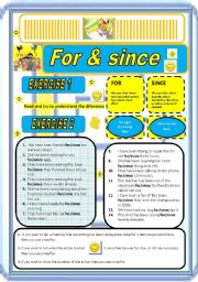 Prepositions SINCE&FOR