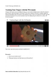 Creative Technology: Use a Wii to make a whiteboard and virtual reality 