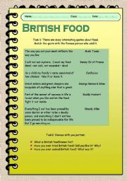 British food. Ways of Cooking.