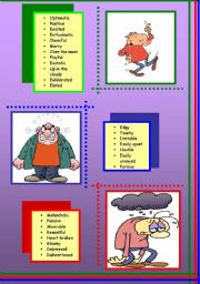 English Worksheet: moods