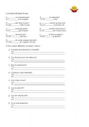 English Worksheet: Simple Present Exercises