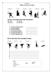 English Worksheet: Silhouettes