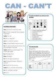 English Worksheet: School Band - CAN