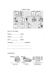 English Worksheet: possessives