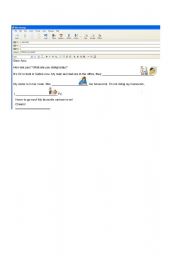 English Worksheet: E-mail writing