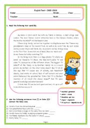 English Worksheet: Present Simple and Present Continuous Revision