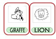 English Worksheet: ON THE ZOO