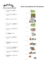 English Worksheet: Directions