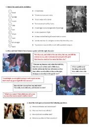 English Worksheet: Romeo and Juliet - the newspaper article! part2