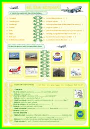 English Worksheet: at the airport