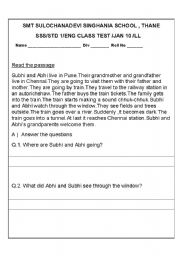 english practice worksheet