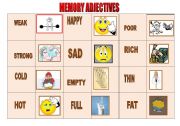 MEMORY ADJECTIVES