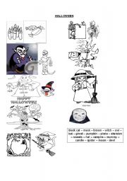 English worksheet: halloween