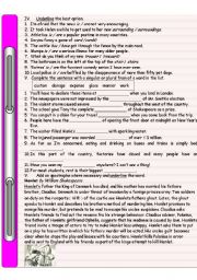 English Worksheet: Articles & Nouns (part 3)