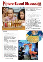 English Worksheet: Picture-Based Discussion (27): Science and Technology