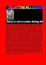 English Worksheet: the notting hill carnival