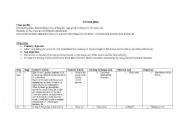 English worksheet: Lesson plan idioms