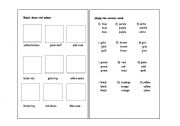 English worksheet: colours