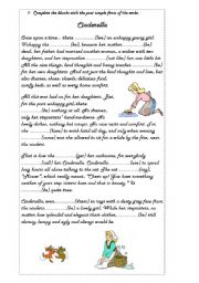 English Worksheet: Cinderella 