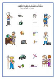 English Worksheet: Jobs