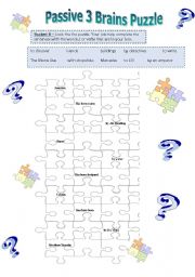 Passive voice - puzzle game