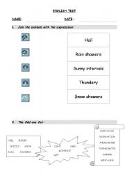 English worksheet: ALL ABOUT WEATHER