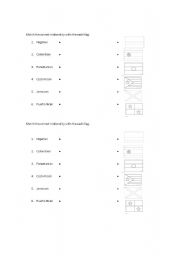 English worksheet: match nationalities 