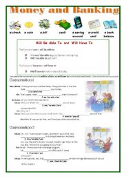 English Worksheet: Money and Banking