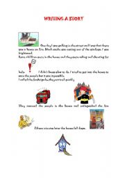 English worksheet: Written stories