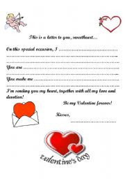 Valentines Day Letter