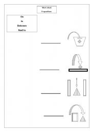 English worksheet: prepositions