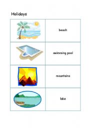 English worksheet: Holidays