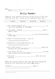 English Worksheet: Verb Conjugation (present tense)