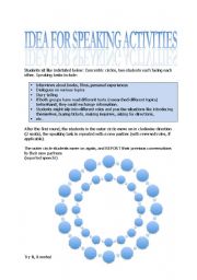 English worksheet: Concentric Circles