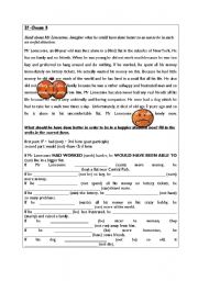 English Worksheet: Conditional 3