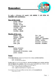 Dates - remenber how to write the date in English - ESL worksheet by Yudego