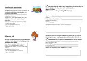 English Worksheet: Exchanging information over the phone