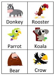 English Worksheet: Animals (6)