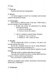 English Worksheet:  Lesson plan about Scotland. Nessies trip. Part 2