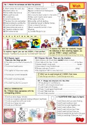 English Worksheet: Wish