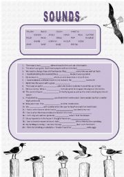 English Worksheet: Sounds