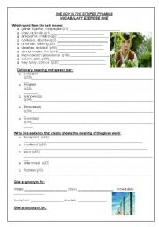 English Worksheet: Vocab exercise from 