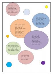 English Worksheet: Irregular Verbs