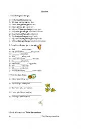 English worksheet: Have got 