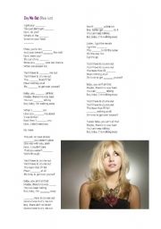 English worksheet: Pixie Lotts song (Quiz)