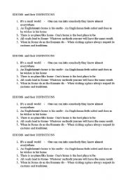 English worksheet: idioms and definitions- travellin