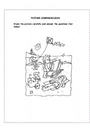 English worksheet: Picture Comprehension